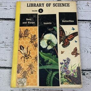 Library of Science Volume 4‎ Bees Wasps Insects Butterflies Vintage 1963